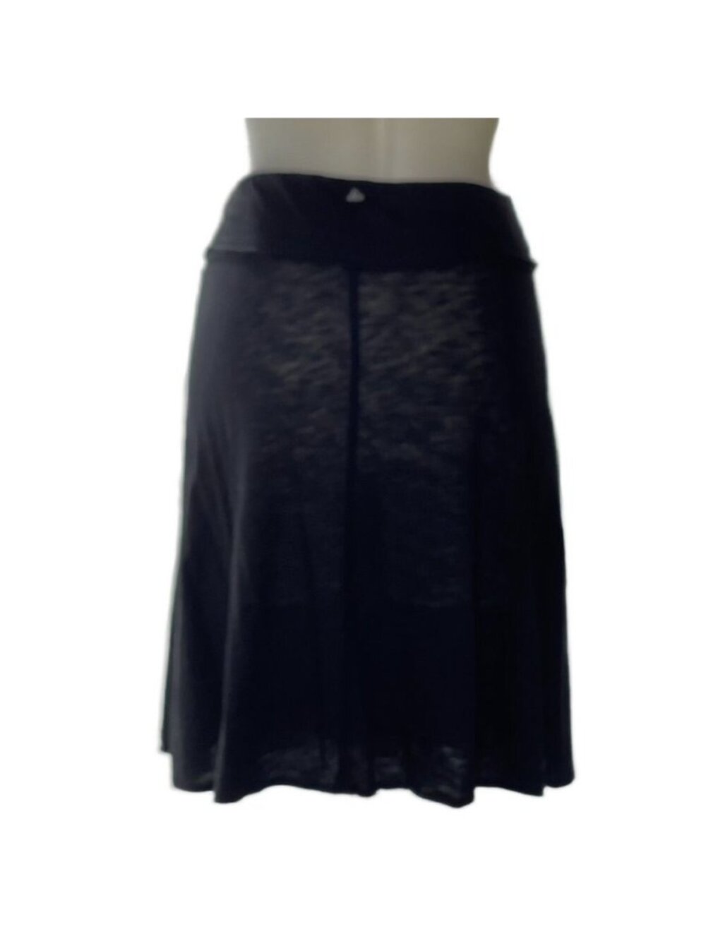 Prana Black Organic Cotton Skirt XS Made In India Lightweight Sustainable Fabric